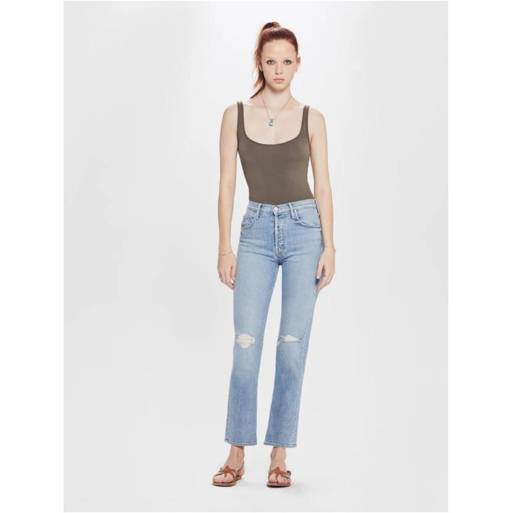 MOTHER The Tomcat Ankle Jeans The Problem With Miracles Light Wash Size 26